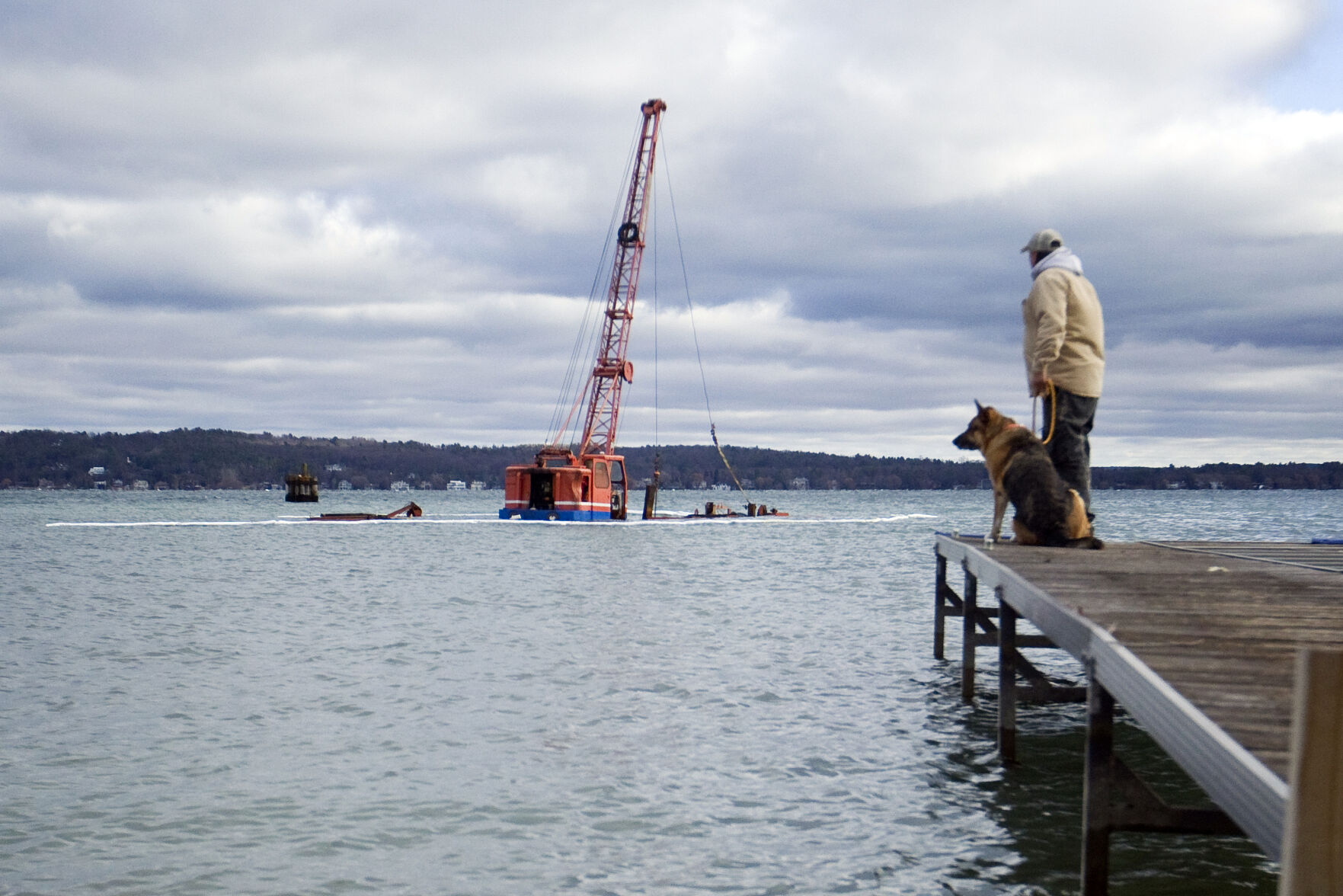 SUNKEN BARGE